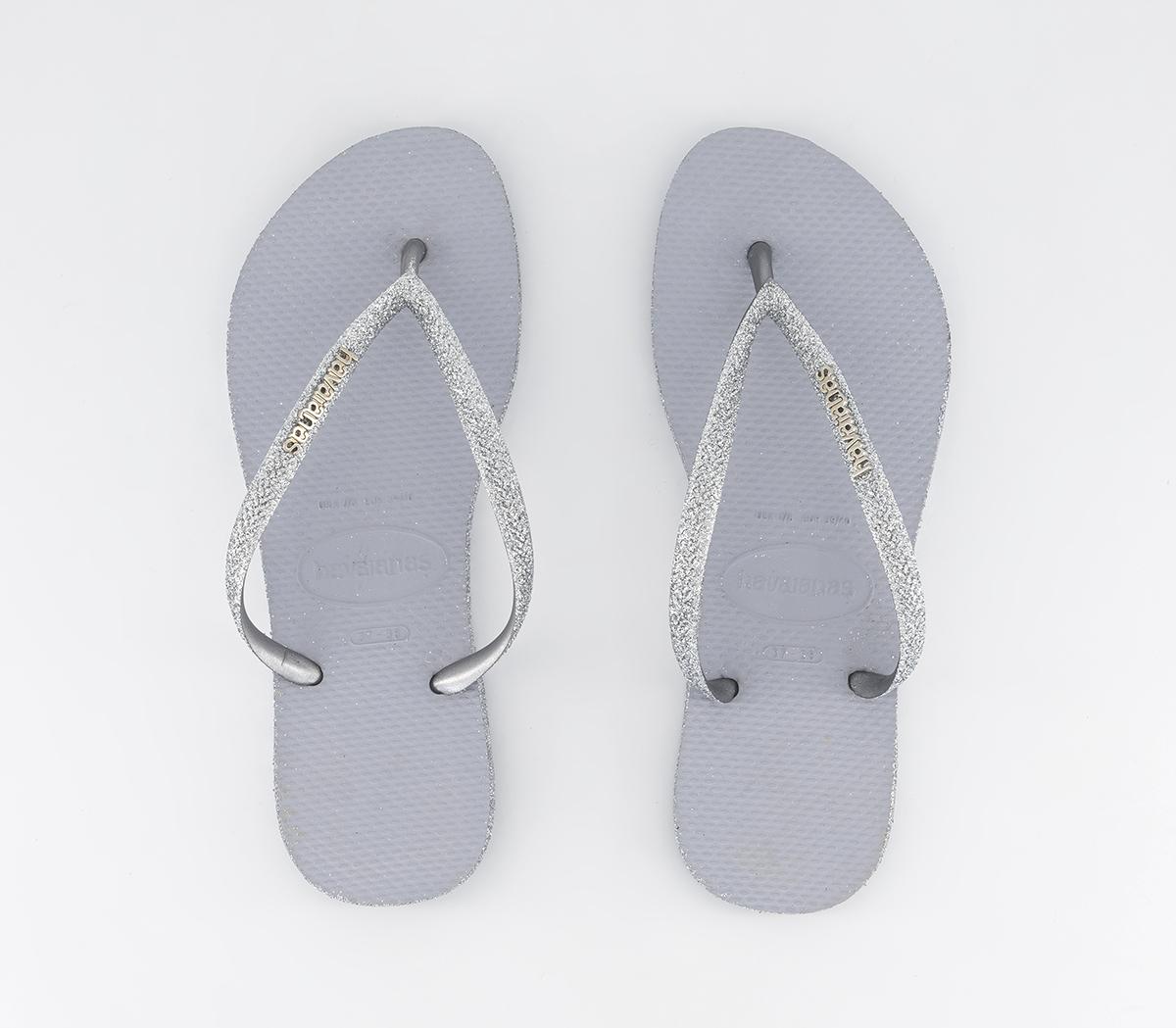 HavaianasSlim Sparkle II Flip Flops Ice Grey