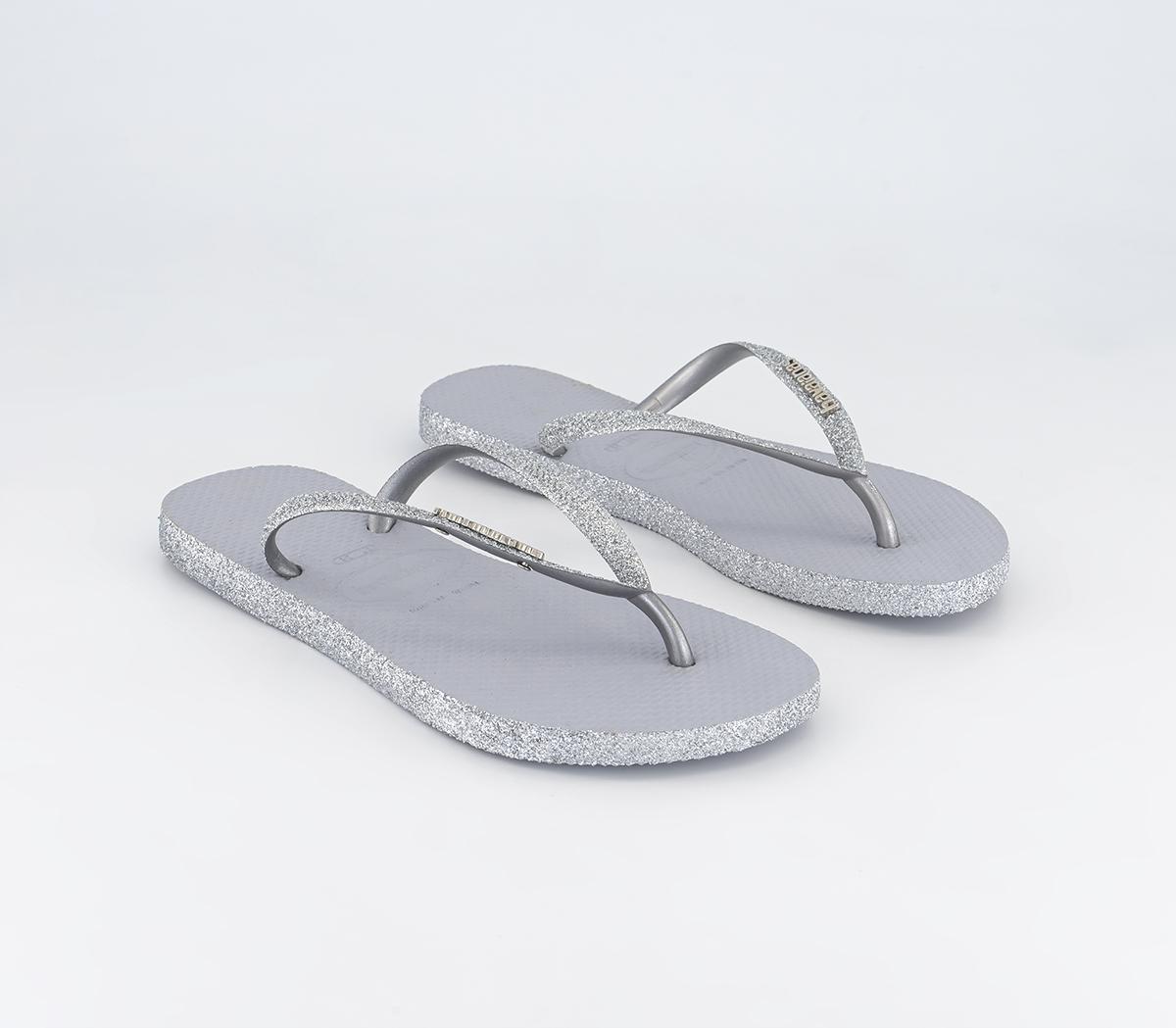 HavaianasSlim Sparkle II Flip Flops Ice Grey