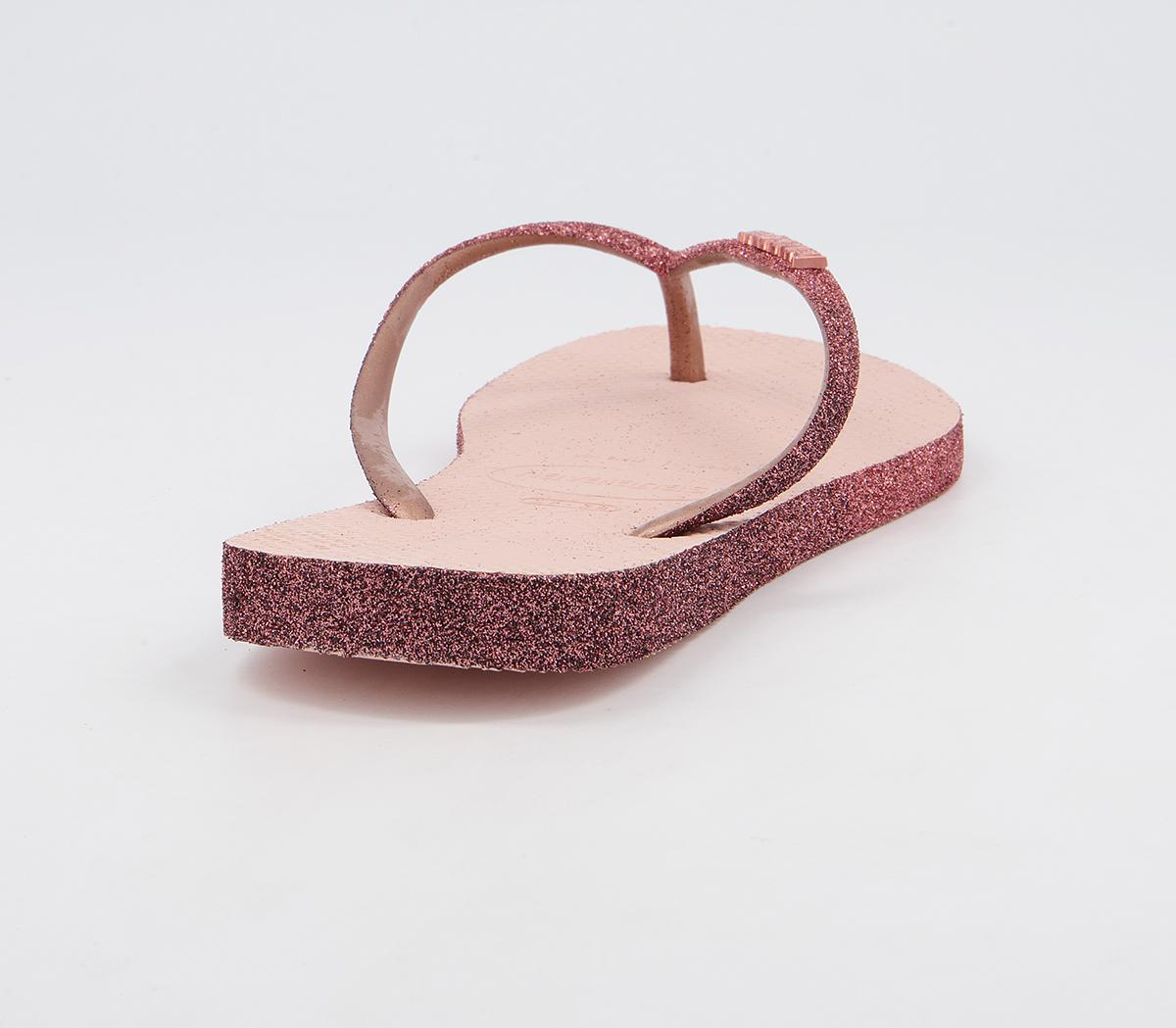 Havaianas Slim Sparkle II Flip Flops Havaianas Slim Sparkle II Flip Flops Ballet Rose