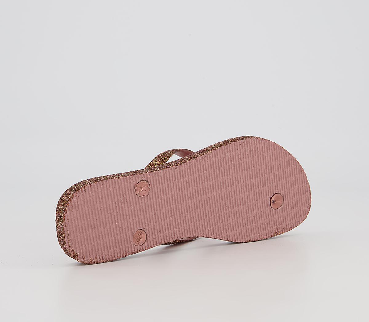 Havaianas Slim Sparkle II Flip Flops Havaianas Slim Sparkle II Flip Flops Crocus Rose