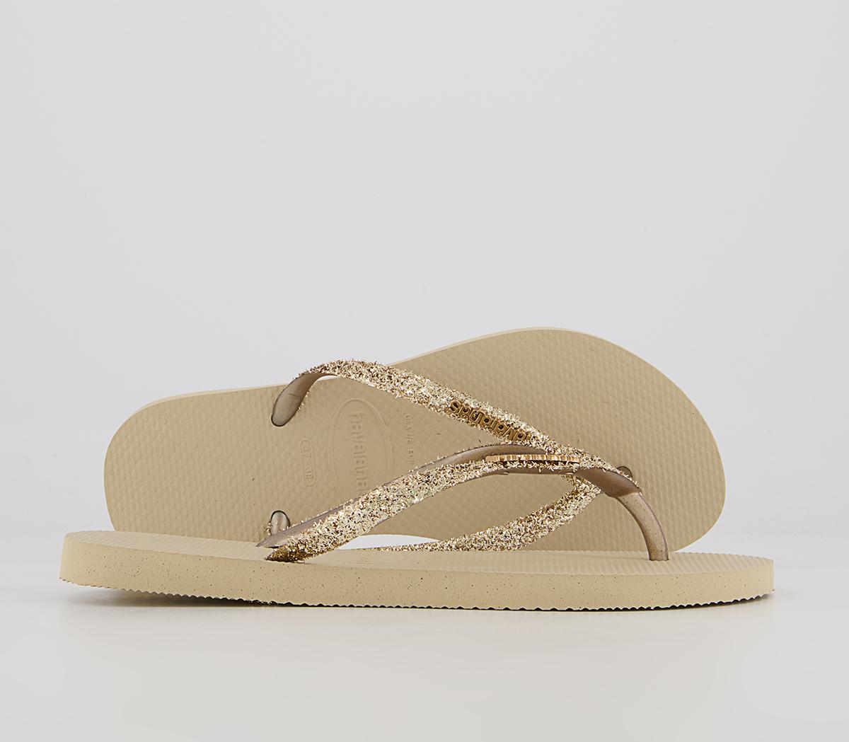 Havana sparkly flip online flops