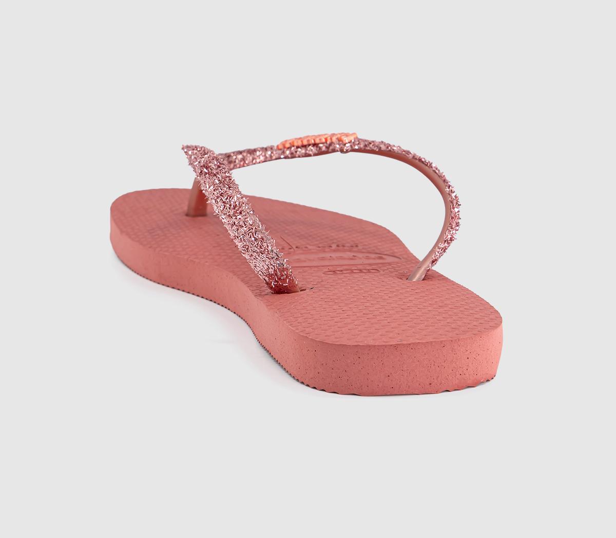 HavaianasSlim Glitter II Flip FlopsCanyon Clay