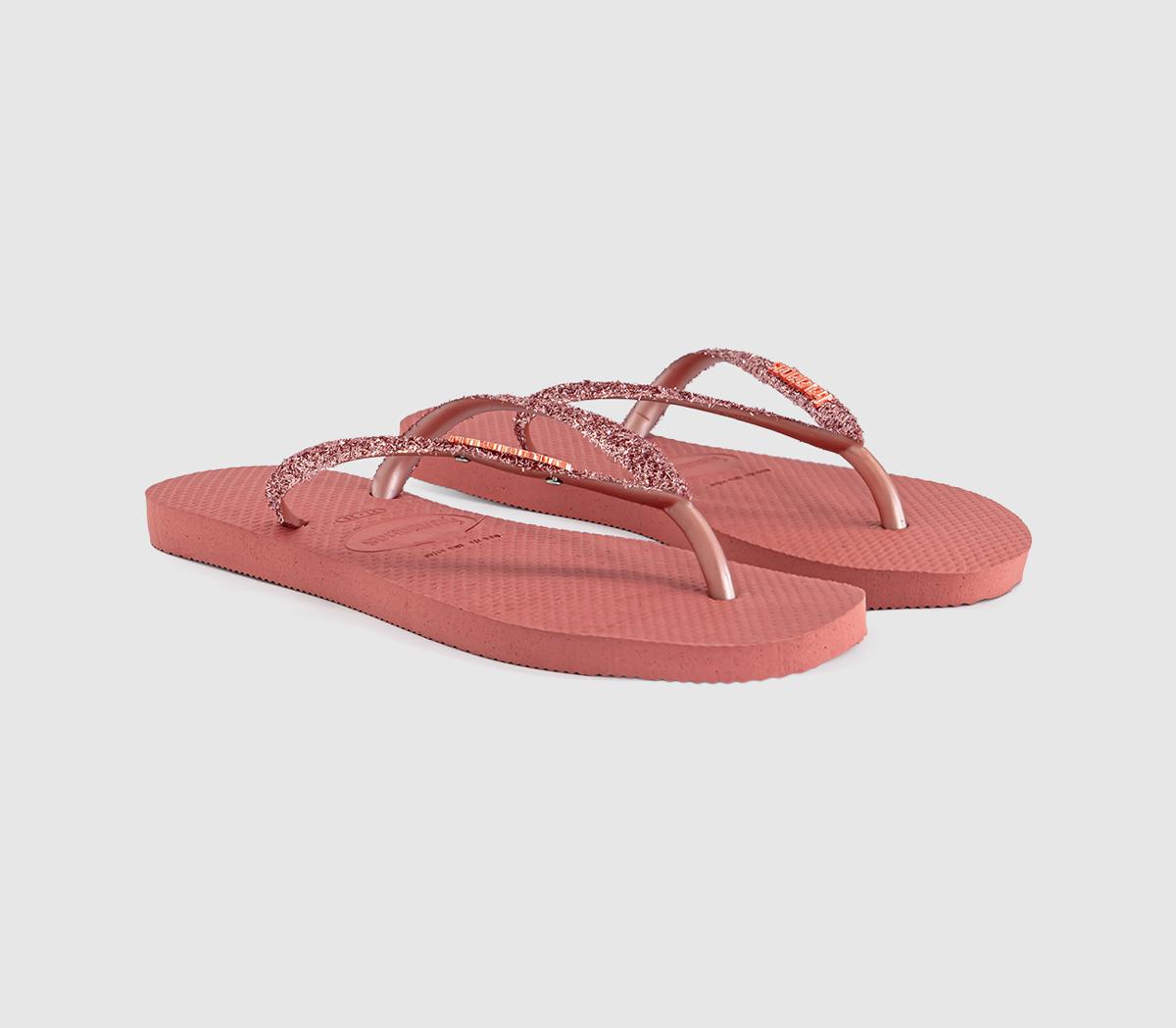 HavaianasSlim Glitter II Flip FlopsCanyon Clay