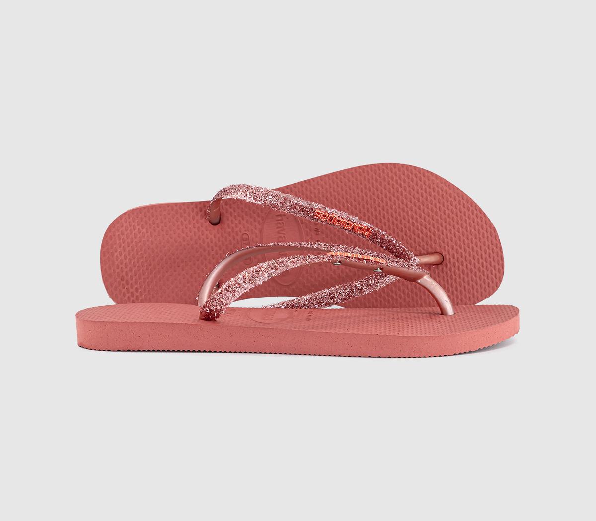 HavaianasSlim Glitter II Flip FlopsCanyon Clay