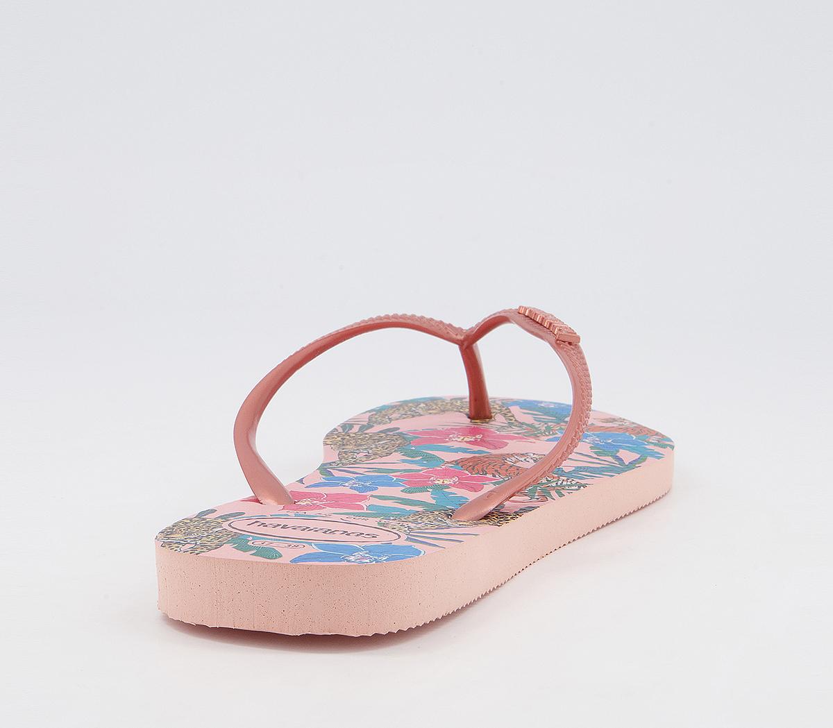 Havaianas Slim Tropical Flip Flops Havaianas Slim Tropical Flip Flops Ballet Rose