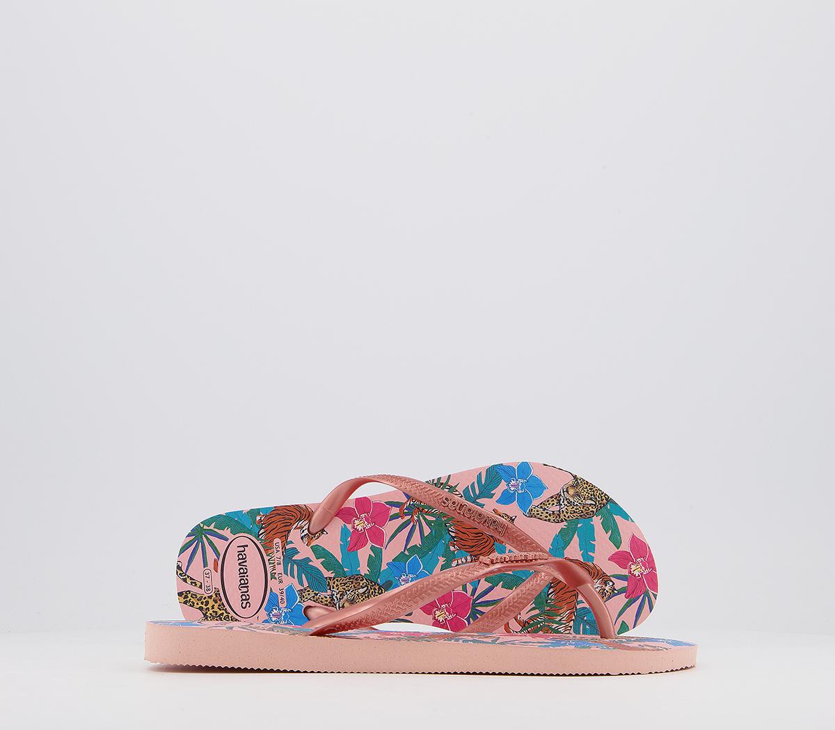 Havaianas slim sale tropical ballet rose