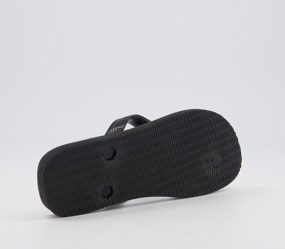 Havaianas Logomania Flip Flops Havaianas Logomania Flip Flops Black