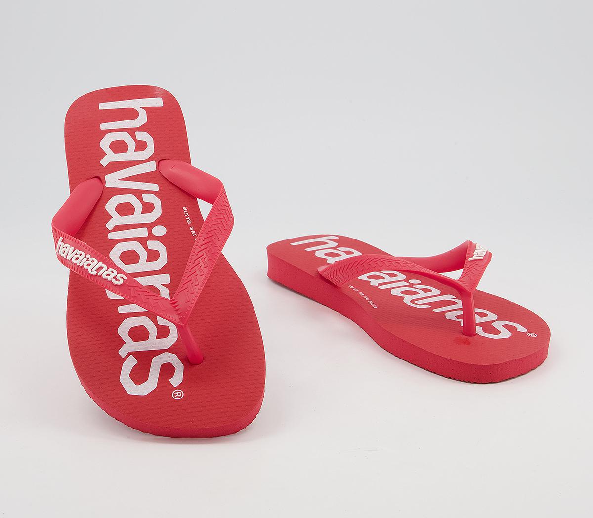 Havaianas Logomania Flip Flops Havaianas Logomania Flip Flops Red