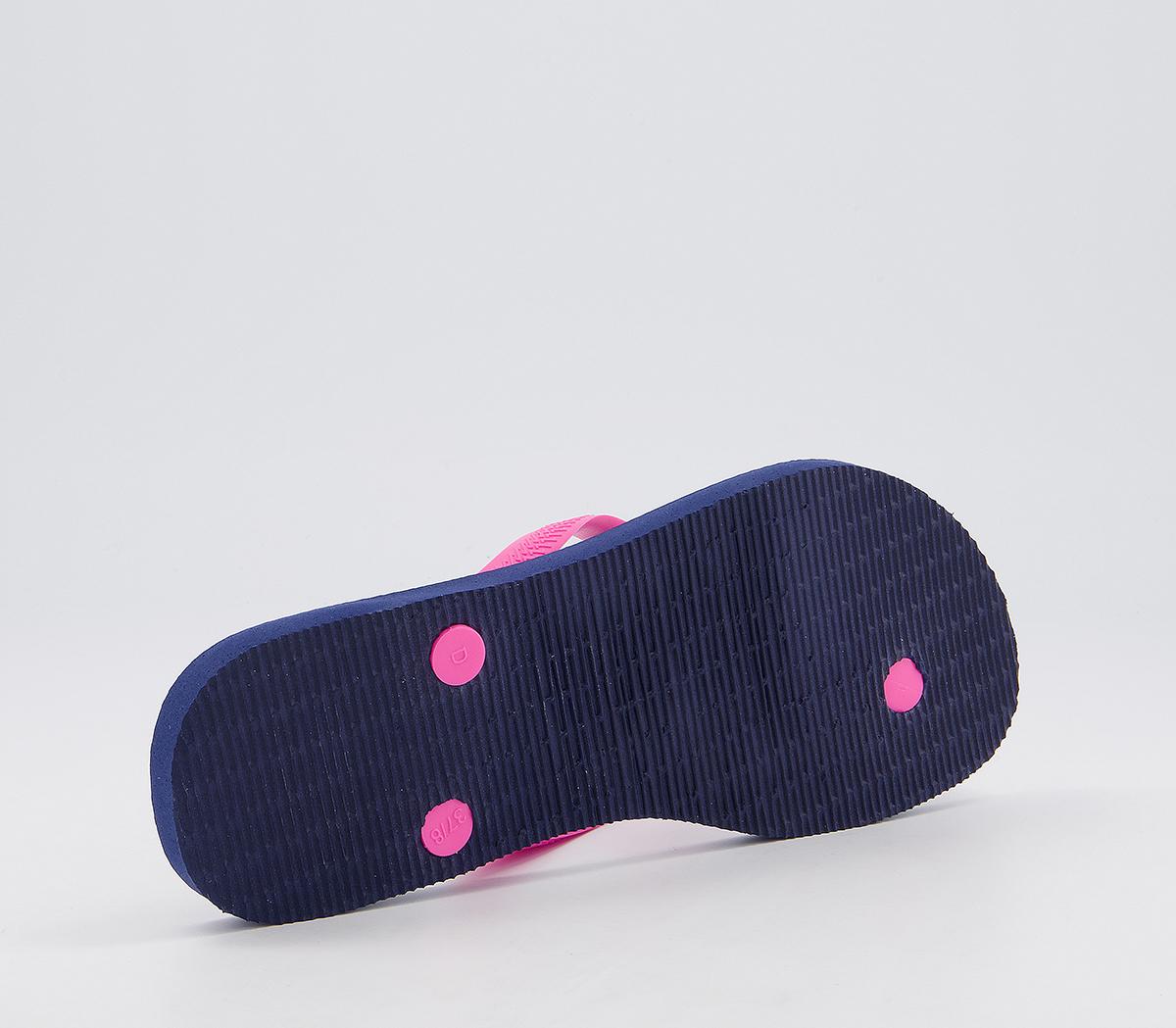 Havaianas Slim Logo Flip Flops Havaianas Slim Logo Flip Flops Marine Wonder