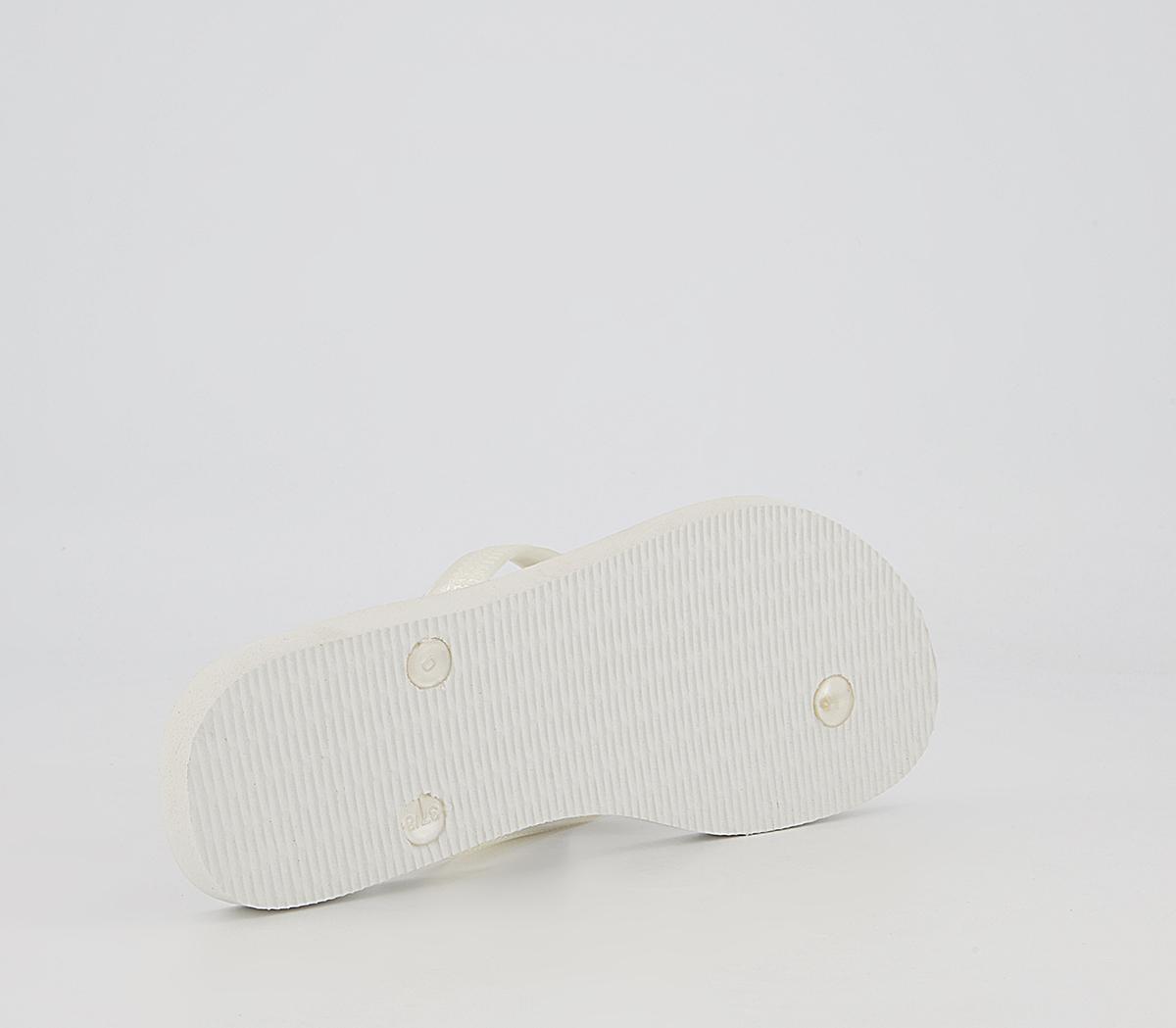 Havaianas Slim Flip Flops Havaianas Slim Flip Flops White
