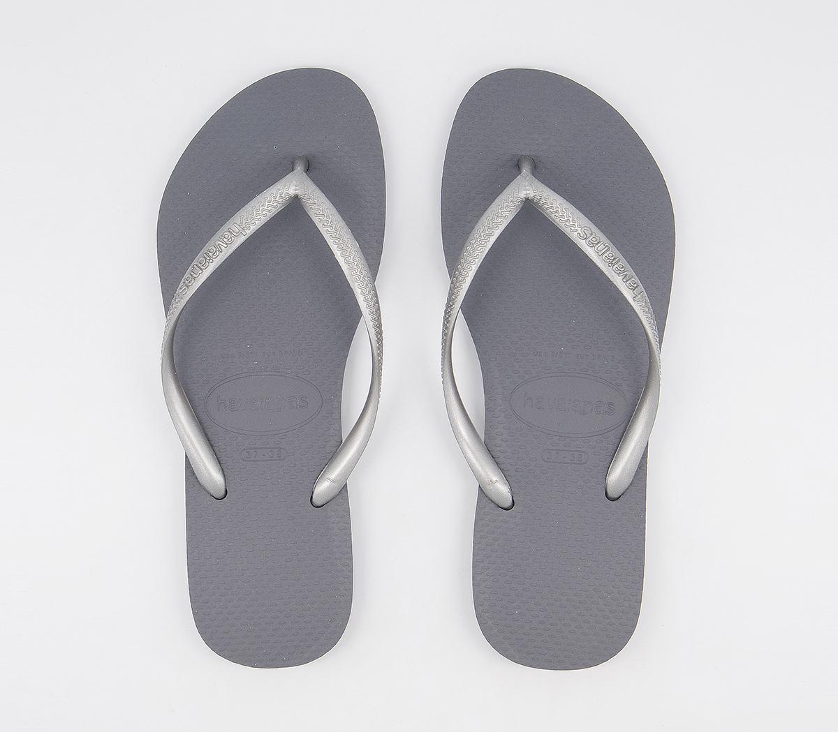 Havaianas Slim Flip Flops Havaianas Slim Flip Flops Grey