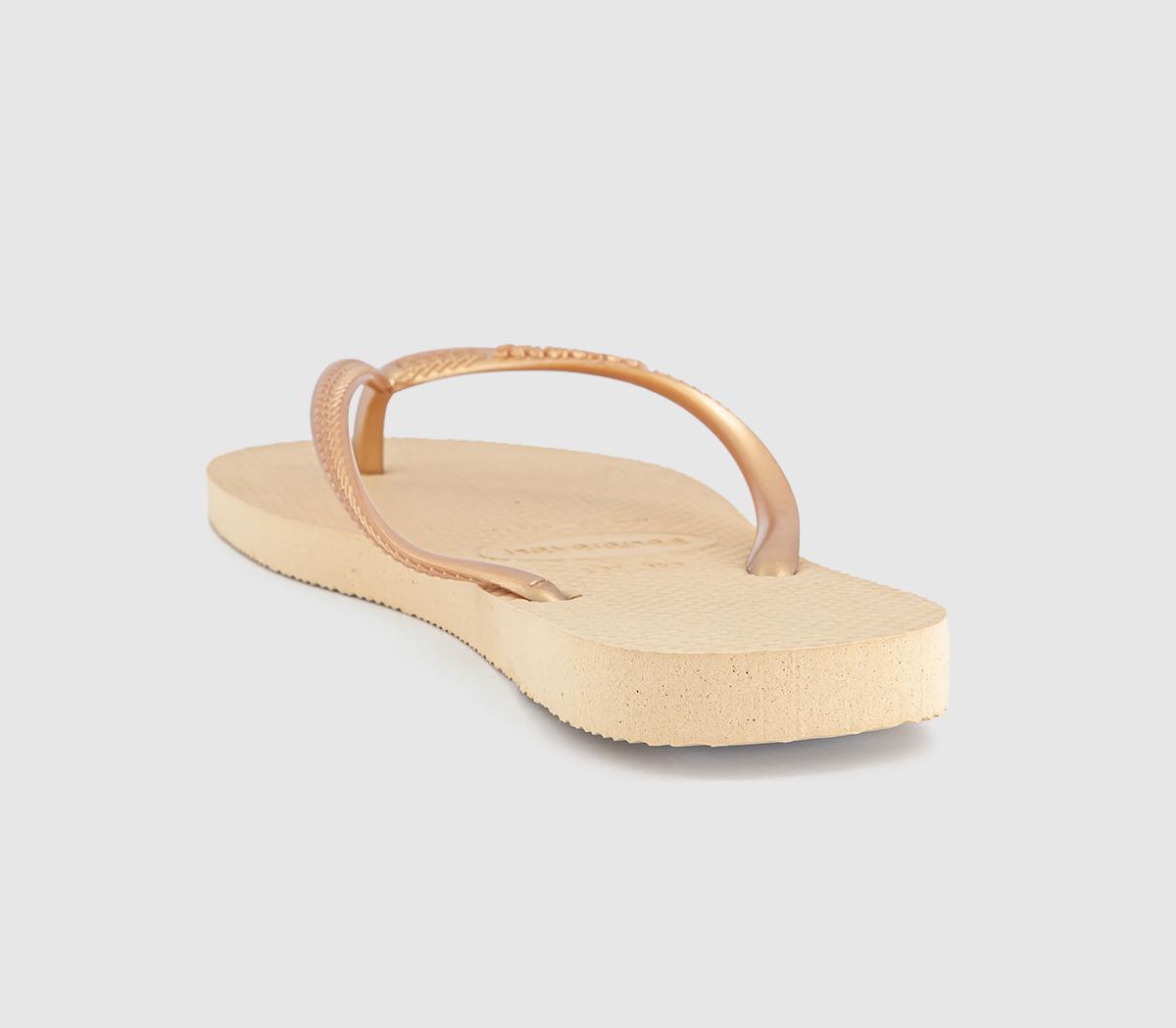 Havaianas Slim Flip Flops Havaianas Slim Flip Flops Golden
