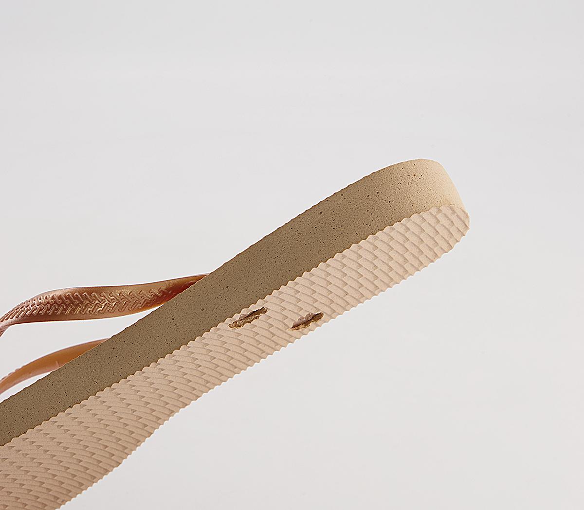 HavaianasSlim Flip FlopsGolden