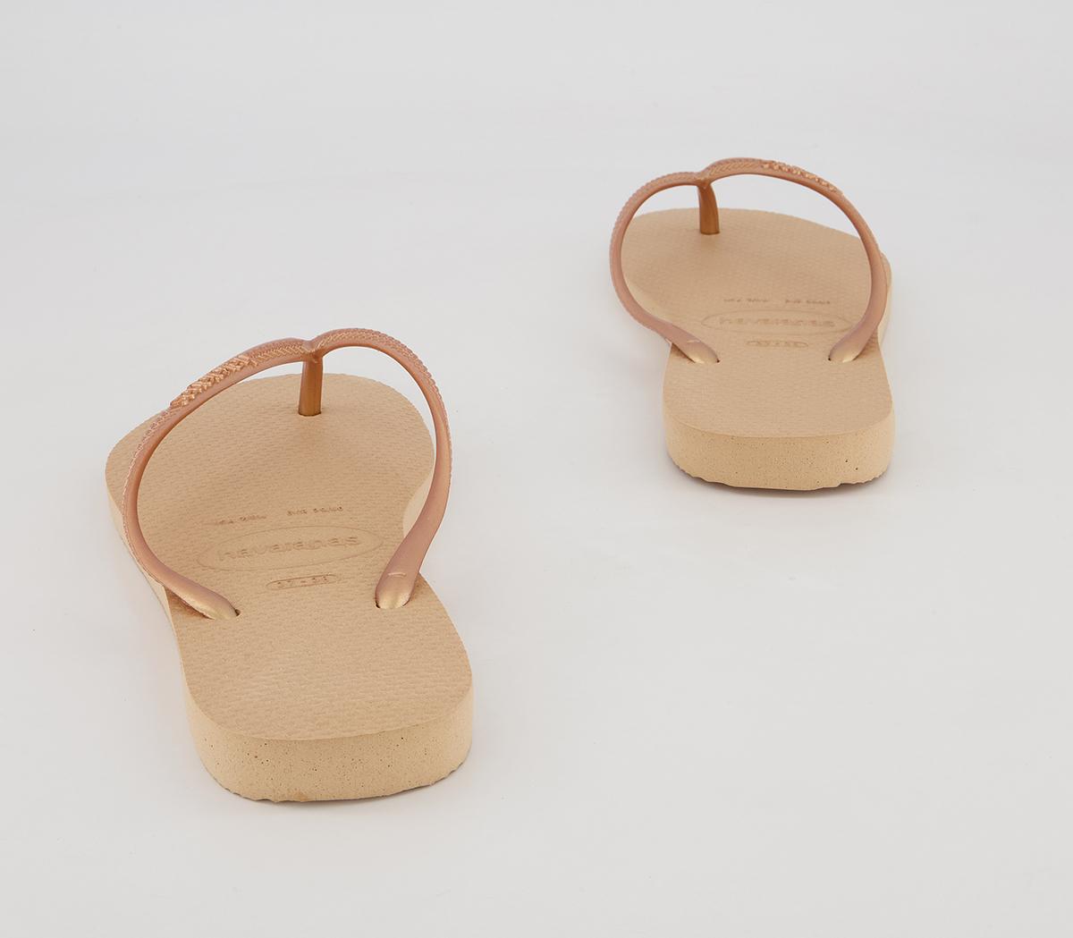 HavaianasSlim Flip FlopsGolden