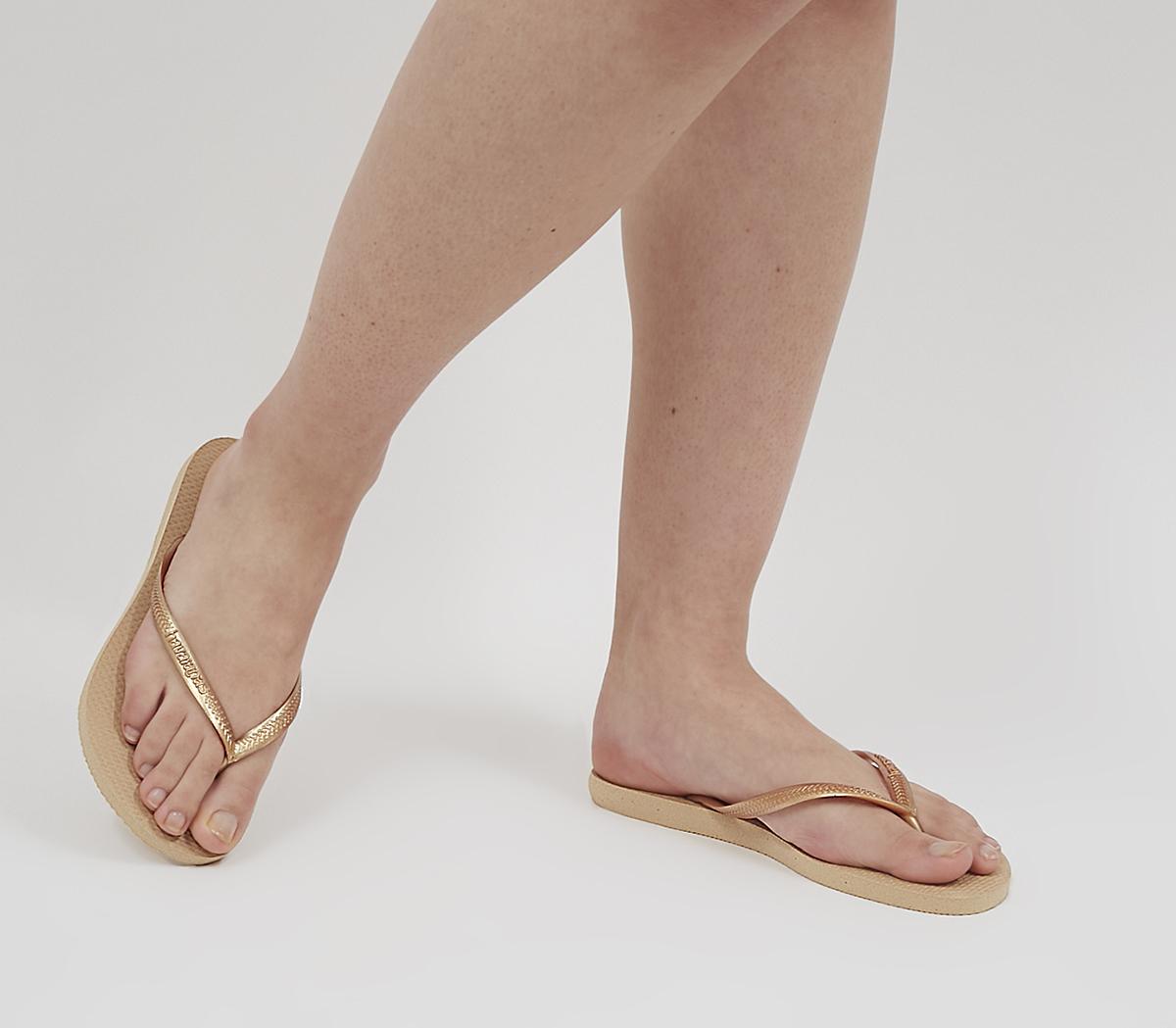 HavaianasSlim Flip Flops HavaianasSlim Flip FlopsGolden