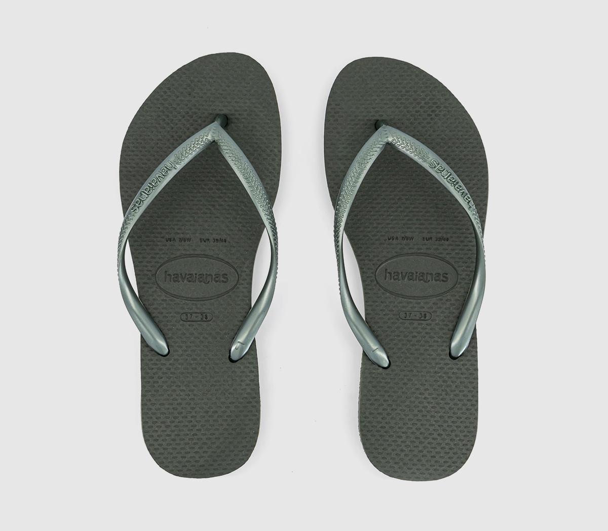 HavaianasSlim Flip Flops HavaianasSlim Flip FlopsOlive Green