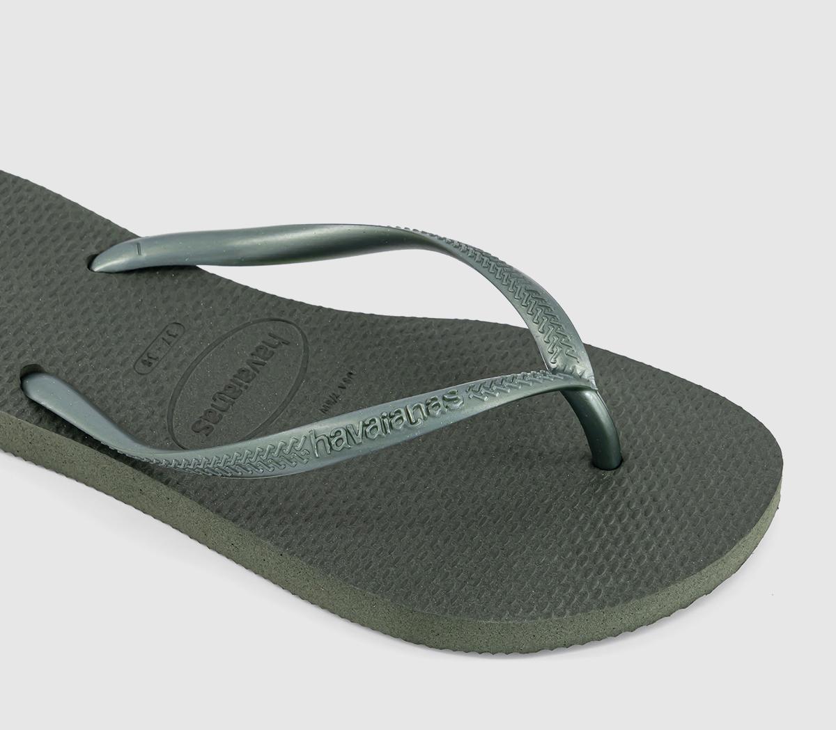 HavaianasSlim Flip Flops HavaianasSlim Flip FlopsOlive Green
