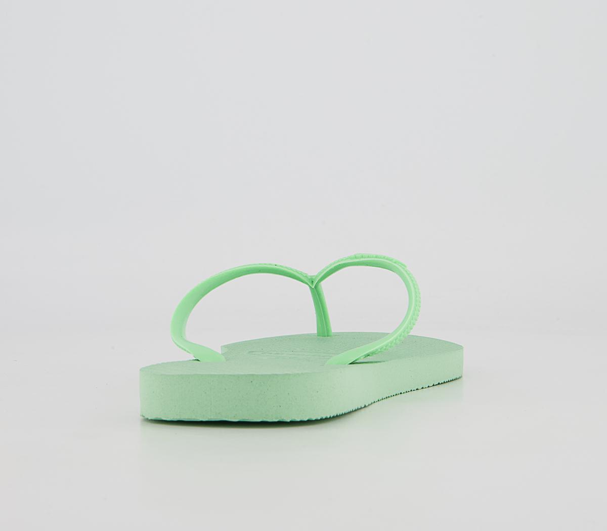 Havaianas Slim Flip Flops Havaianas Slim Flip Flops Green Garden