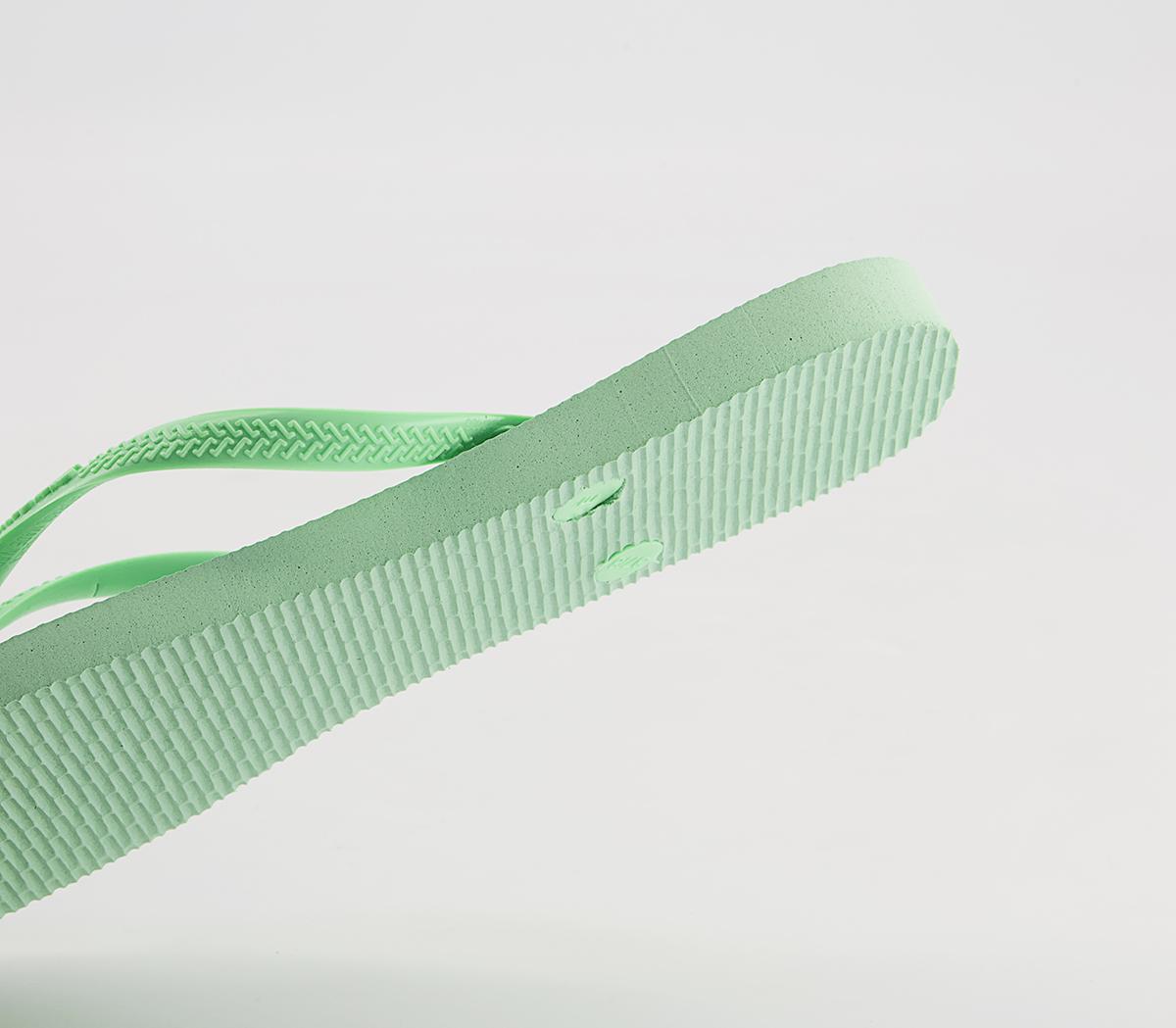 Havaianas Slim Flip Flops Green Garden - Women’s Sandals