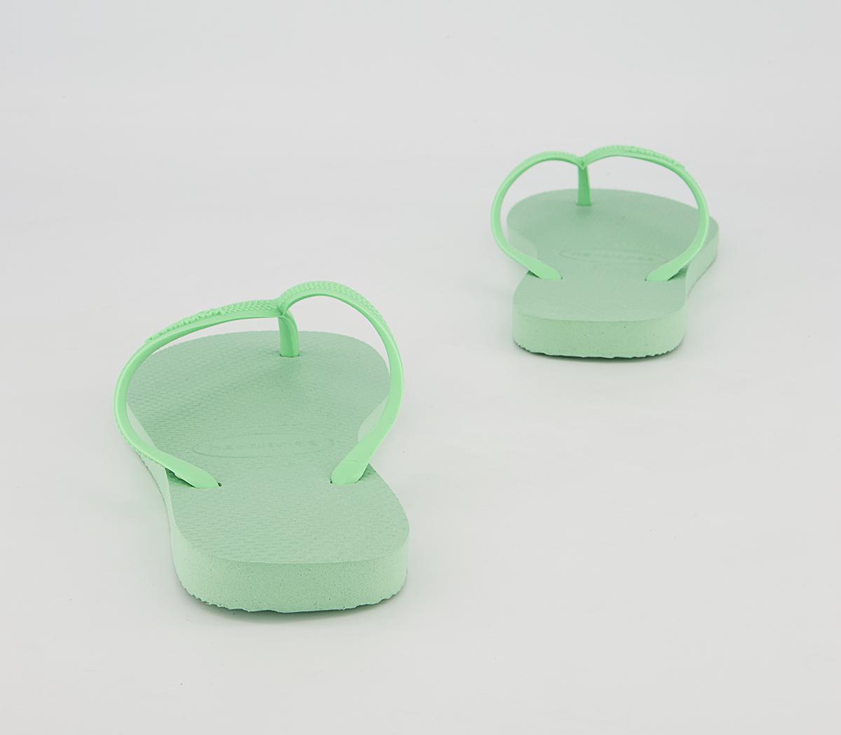 Havaianas Slim Flip Flops Havaianas Slim Flip Flops Green Garden