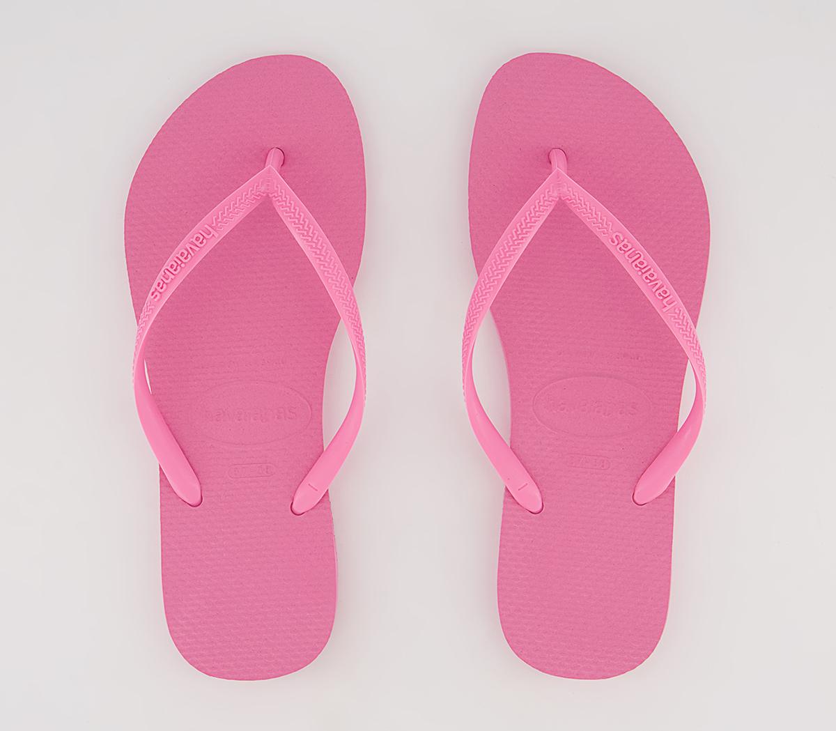 Havaianas Slim Flip Flops Havaianas Slim Flip Flops Crystal Rose Pink