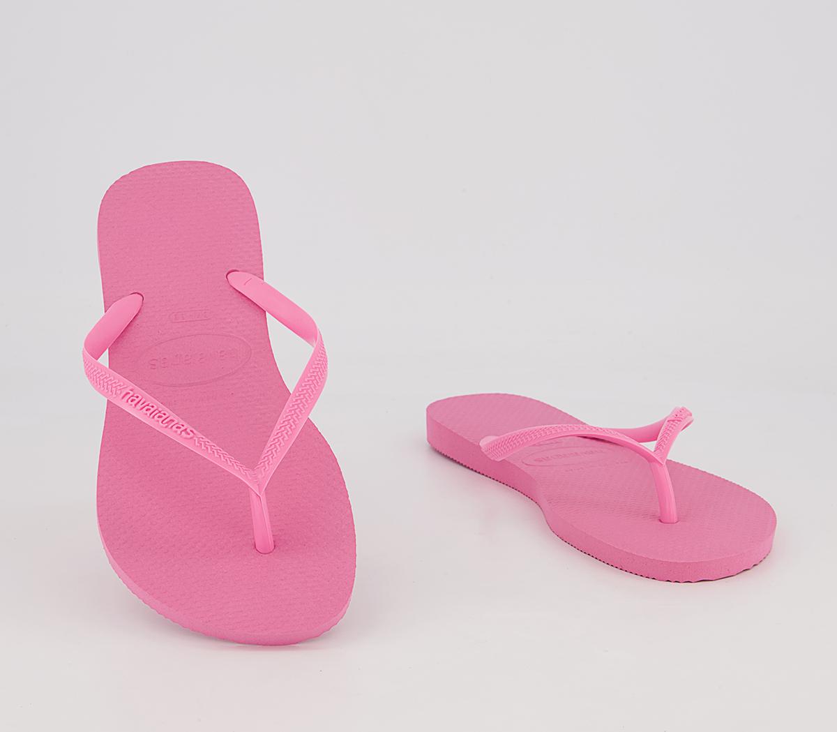 Havaianas Slim Flip Flops Havaianas Slim Flip Flops Crystal Rose Pink