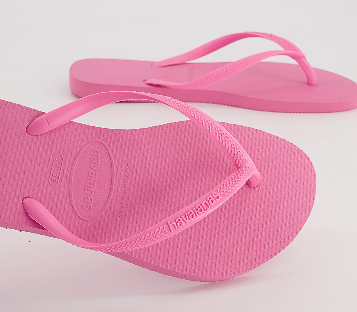 Havaianas Slim Flip Flops Havaianas Slim Flip Flops Crystal Rose Pink