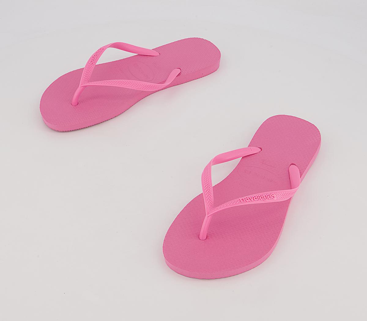 Havaianas Slim Flip Flops Havaianas Slim Flip Flops Crystal Rose Pink