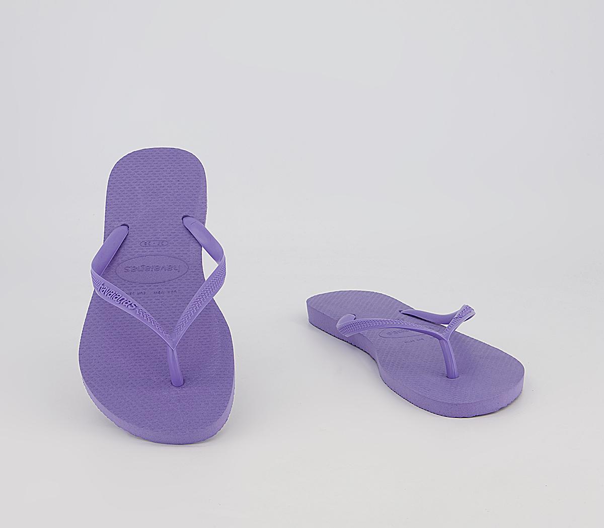 Havaianas Slim Flip Flops Havaianas Slim Flip Flops Purple Paisley