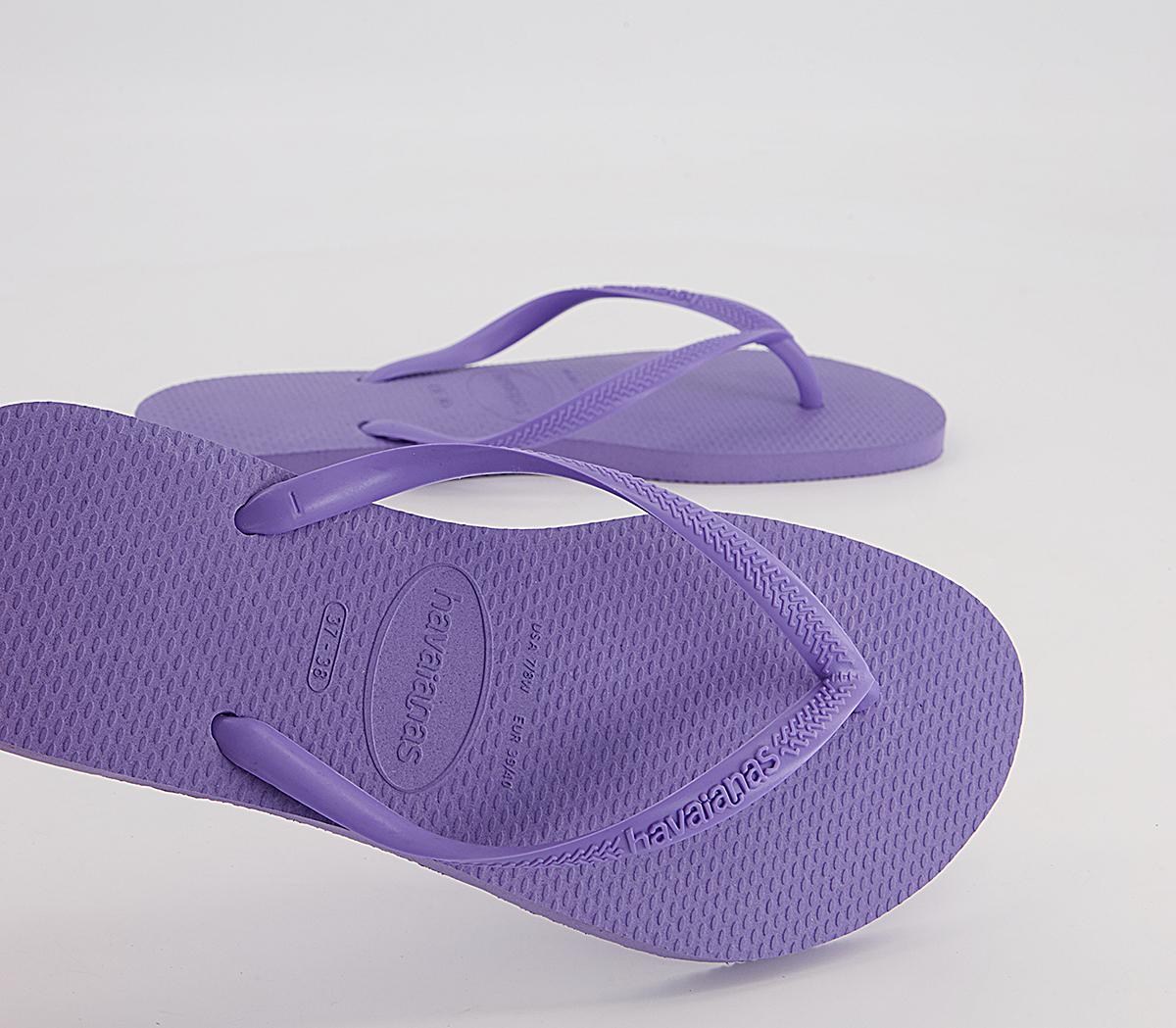 Havaianas Slim Flip Flops Havaianas Slim Flip Flops Purple Paisley