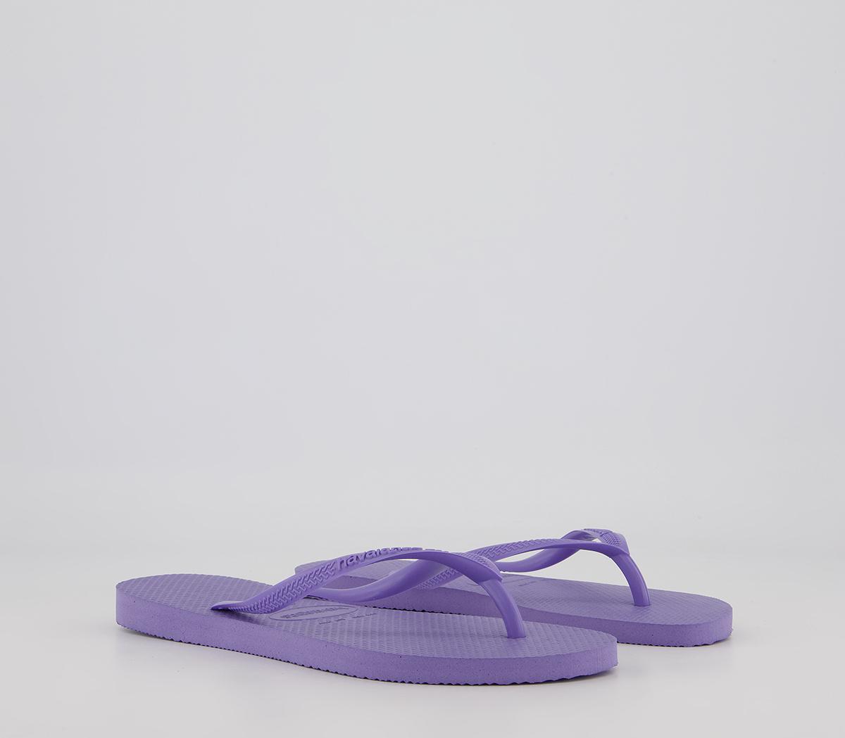 Havaianas Slim Flip Flops Havaianas Slim Flip Flops Purple Paisley