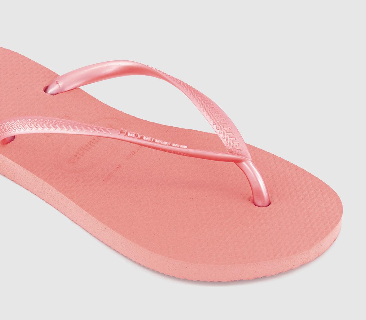 HavaianasSlim Flip FlopsPeach Rose