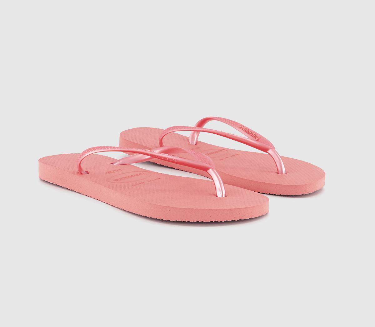 HavaianasSlim Flip Flops HavaianasSlim Flip FlopsPeach Rose