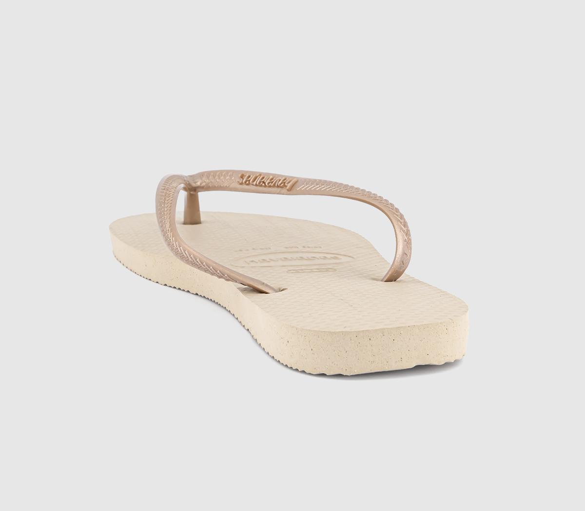 Havaianas Slim Flip Flops Havaianas Slim Flip Flops Light Golden