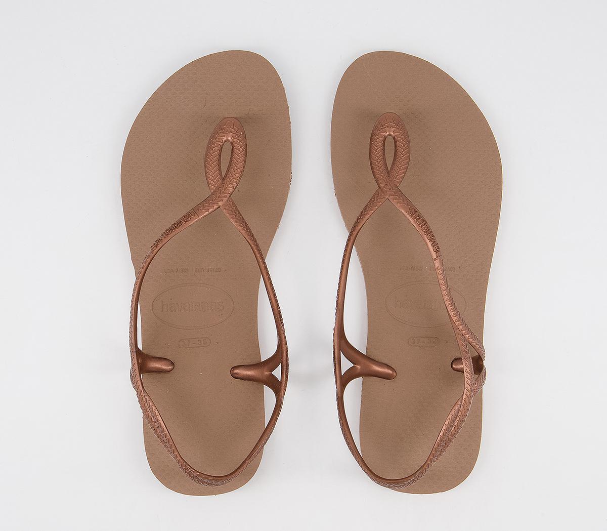 Havaianas Luna Flip Flops Havaianas Luna Flip Flops Rose Gold