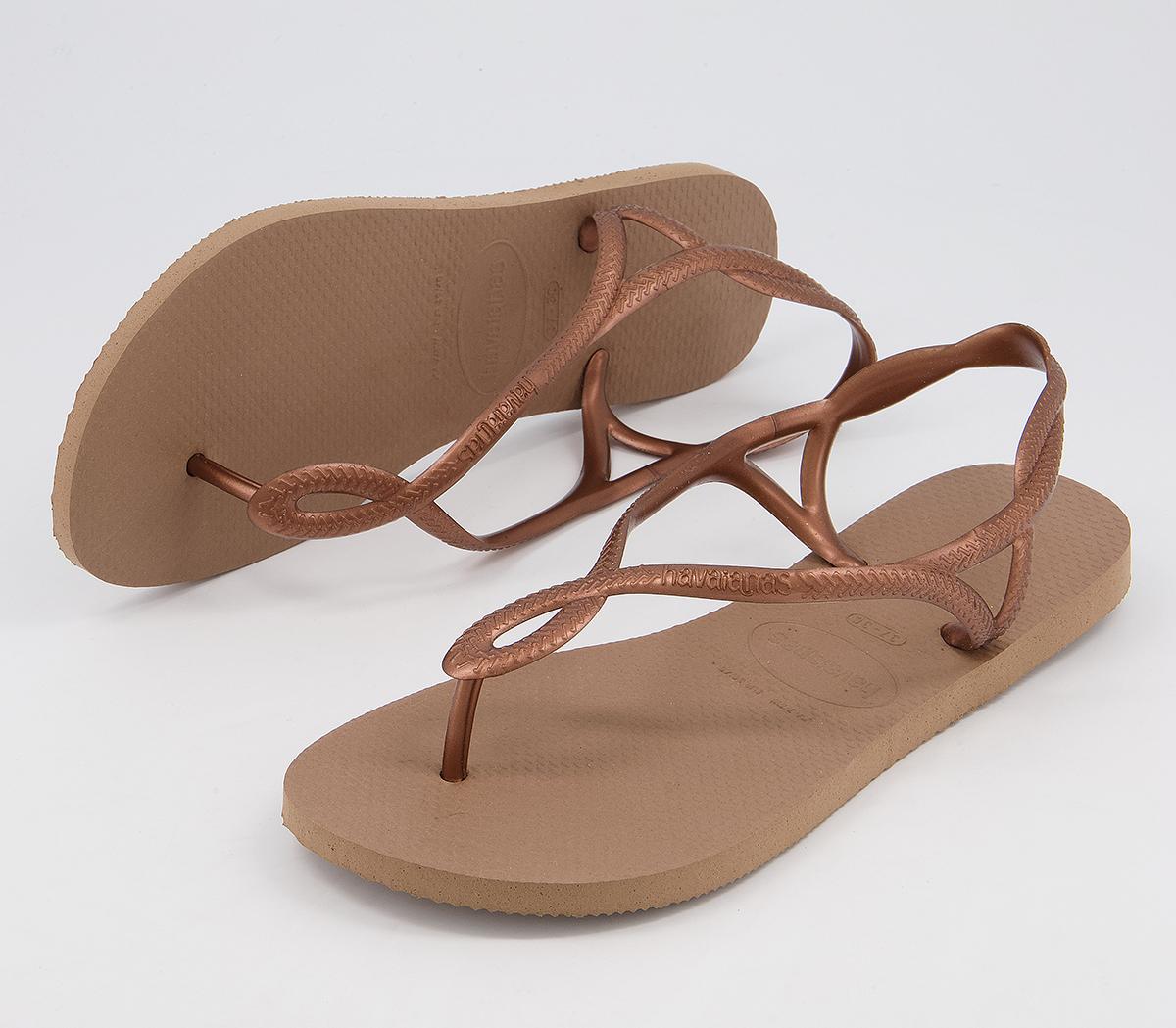 Havaianas Luna Flip Flops Havaianas Luna Flip Flops Rose Gold