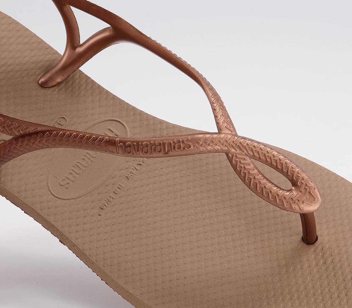 Havaianas Luna Flip Flops Havaianas Luna Flip Flops Rose Gold