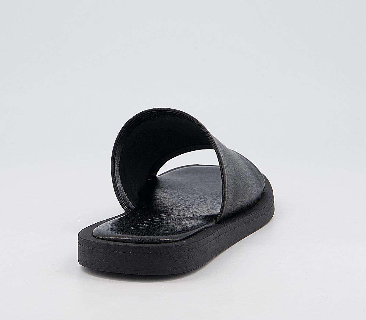 OFFICESoften Leather Mules OFFICESoften Leather MulesBlack Leather