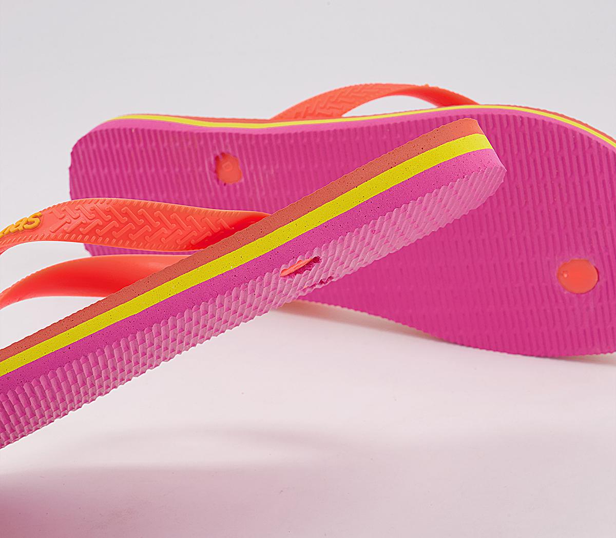 Havaianas Brasil Layers Flip Flops Havaianas Brasil Layers Flip Flops Coral Chic