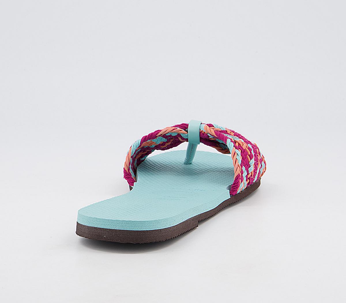 Havaianas You St Tropez Mesh Flip Flops Havaianas You St Tropez Mesh Flip Flops Sky Blue