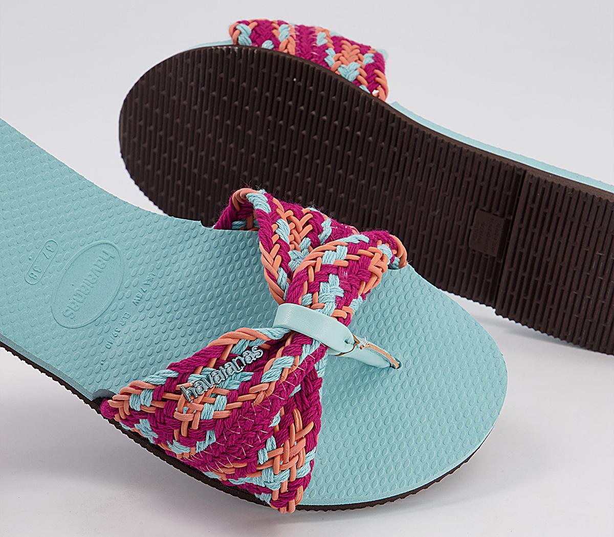 Havaianas You St Tropez Mesh Flip Flops Havaianas You St Tropez Mesh Flip Flops Sky Blue
