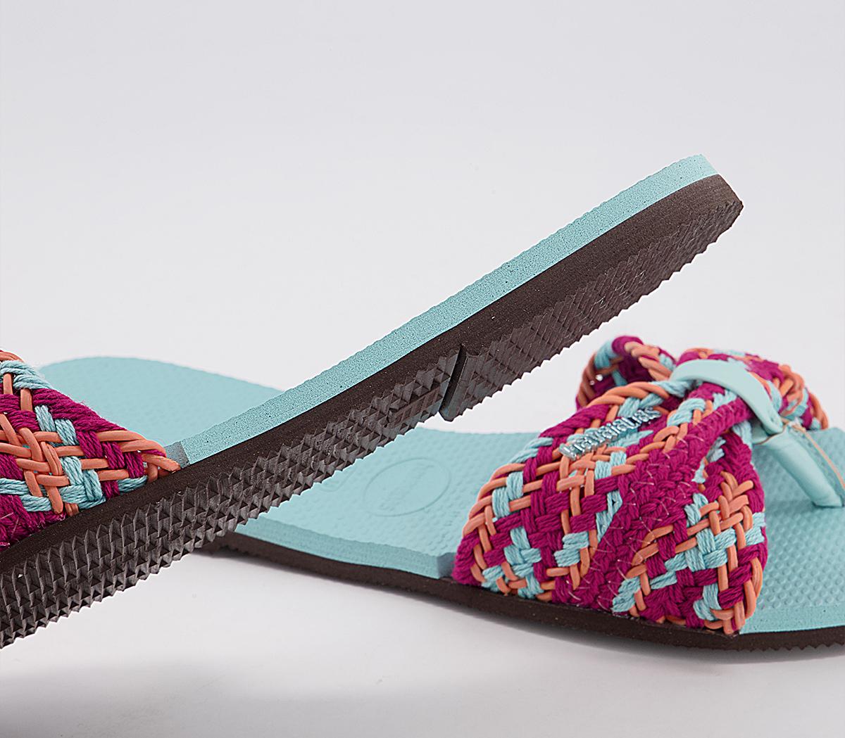 Havaianas You St Tropez Mesh Flip Flops Havaianas You St Tropez Mesh Flip Flops Sky Blue