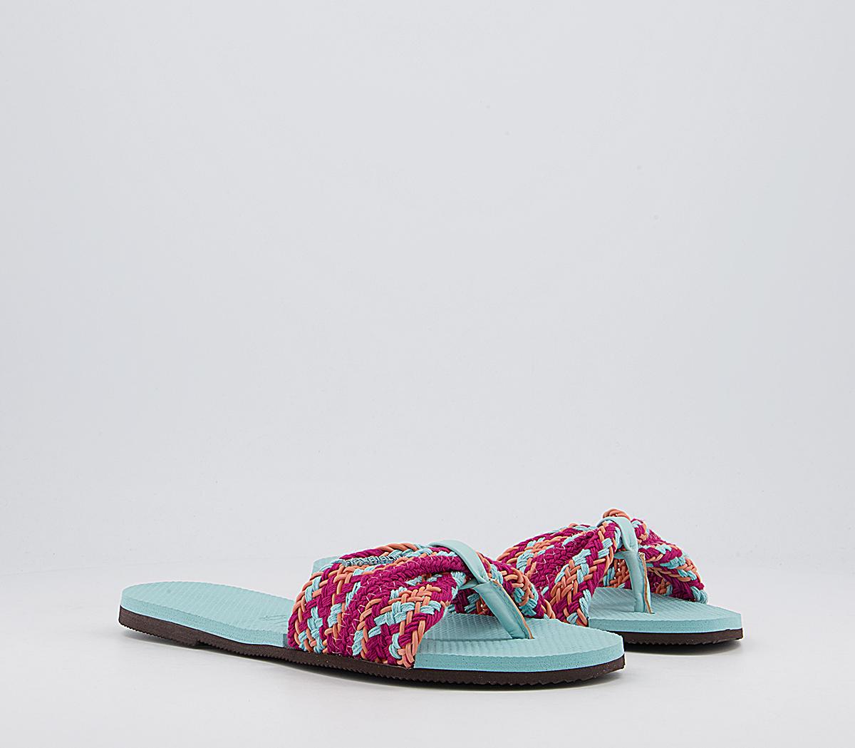 Havaianas You St Tropez Mesh Flip Flops Havaianas You St Tropez Mesh Flip Flops Sky Blue