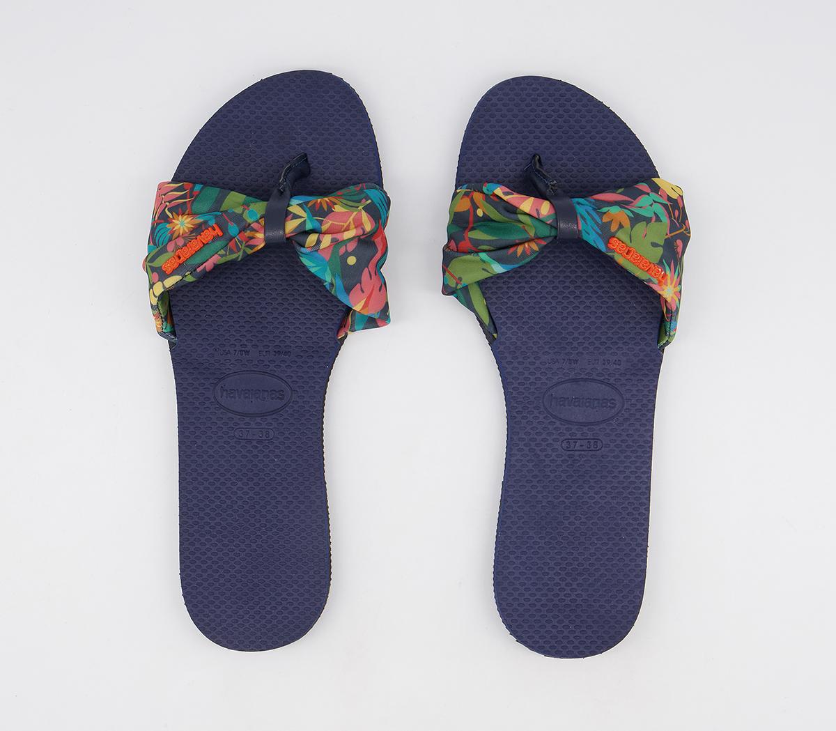 Havaianas You St Tropez Flip Flops Havaianas You St Tropez Flip Flops Navy