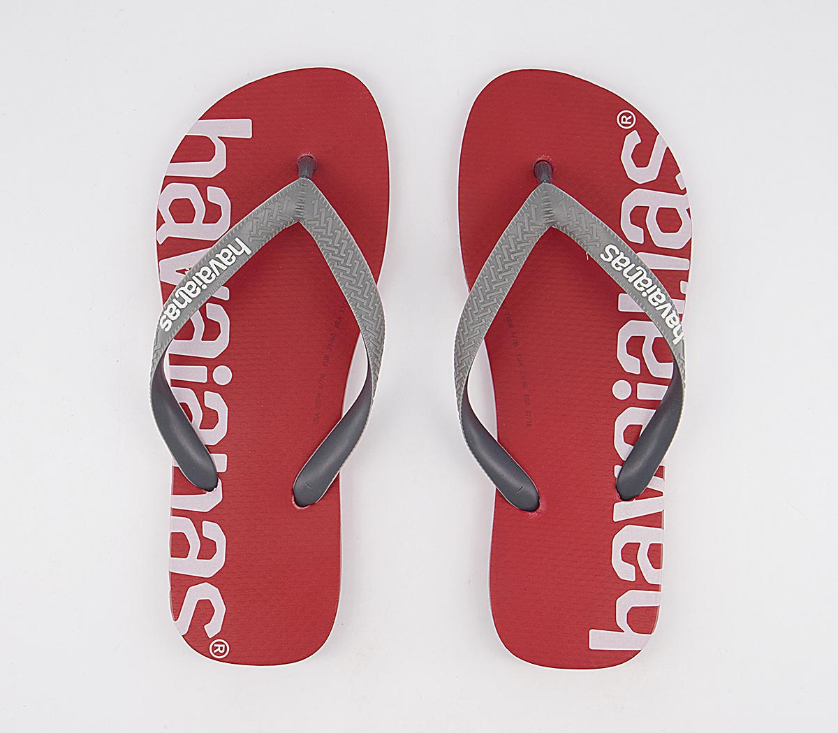 Havaianas Top Logomania Hightech Flip Flops Havaianas Top Logomania Hightech Flip Flops Red