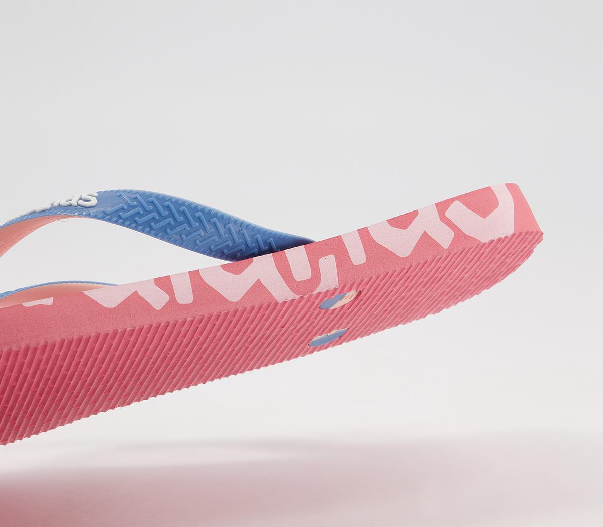 Havaianas Top Logomania Hightech Flip Flops Havaianas Top Logomania Hightech Flip Flops Pink Porcelain