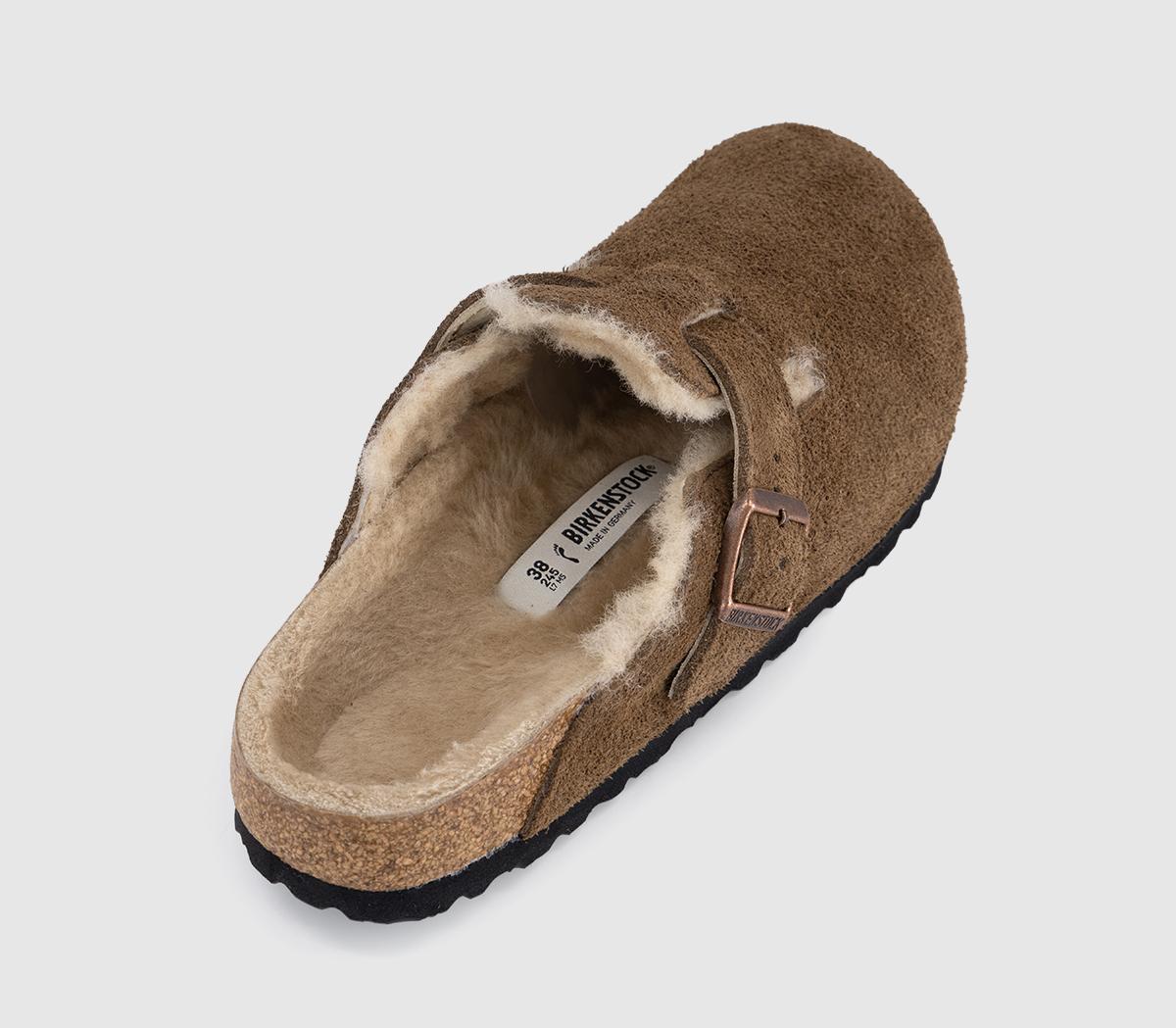 BIRKENSTOCKBoston Shearling Clogs Dark Tea