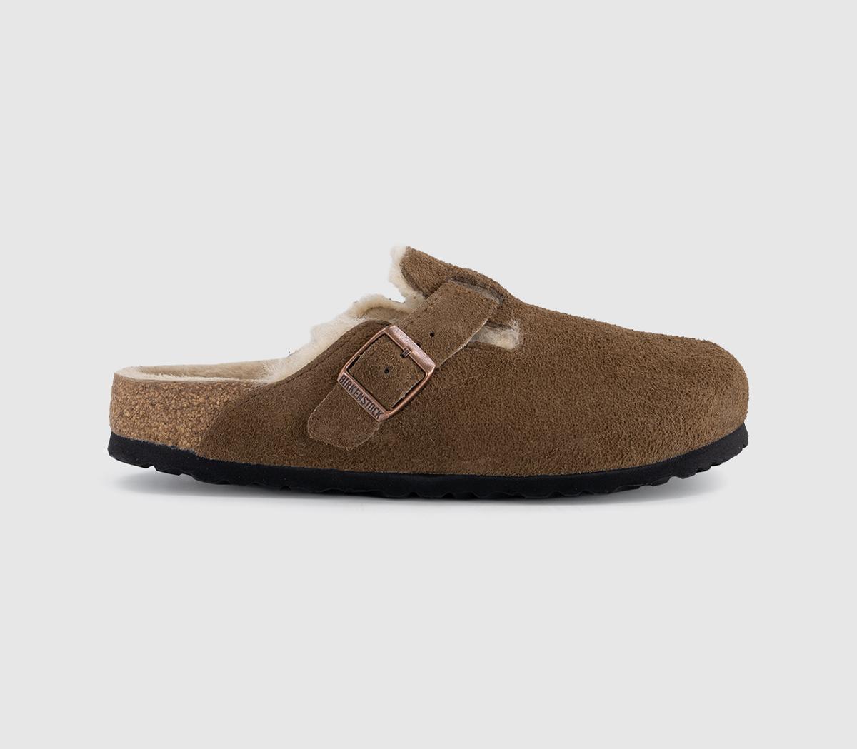 BIRKENSTOCKBoston Shearling Clogs Dark Tea