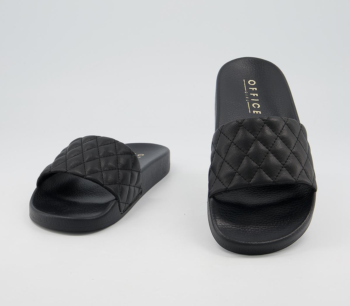 quilted pool shoes h&m