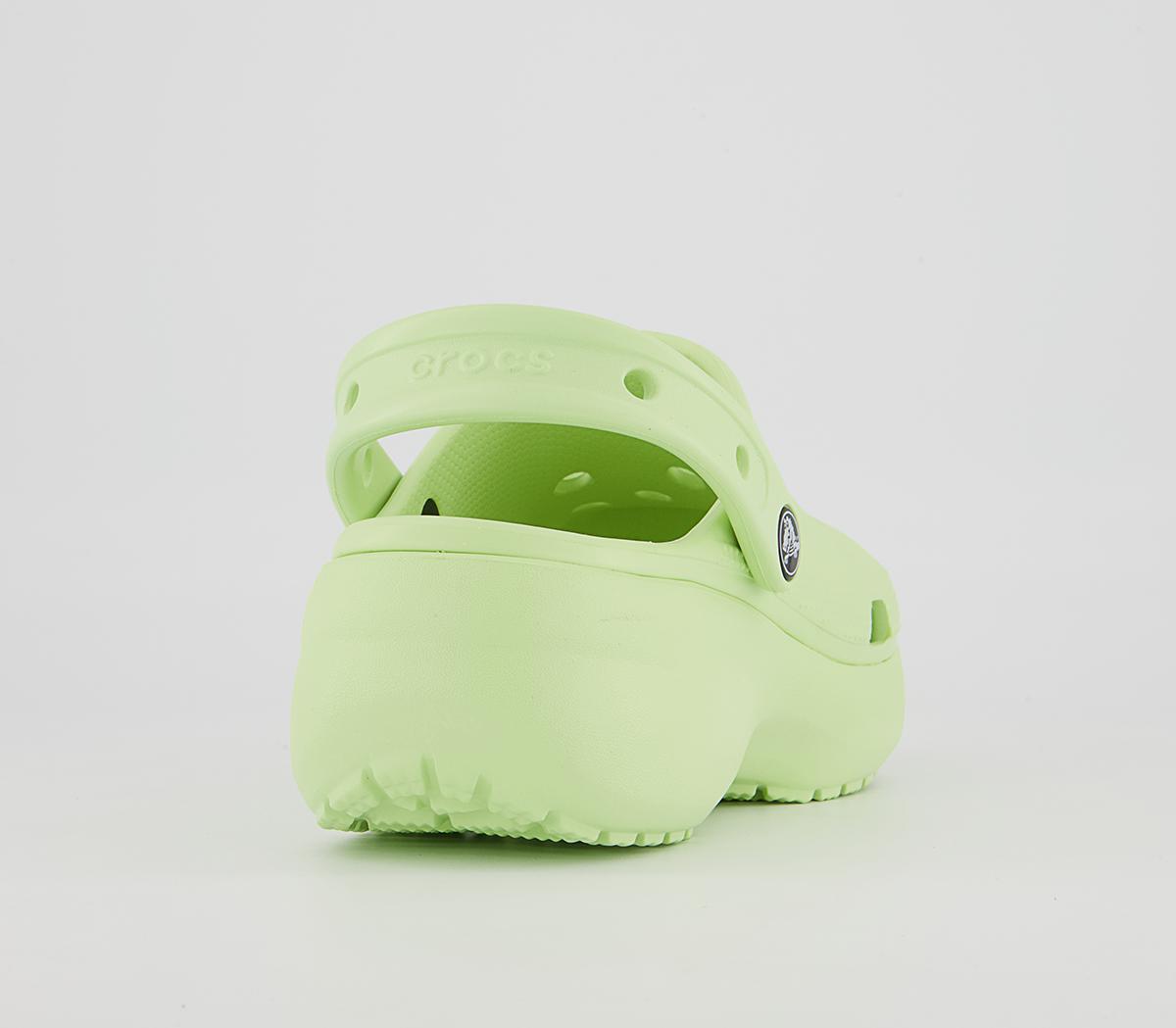 Crocs Platform Clogs Crocs Platform Clogs Celery